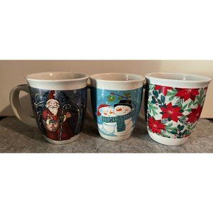 Variety of 3 Christmas Mugs by Royal Norfolk  #1034